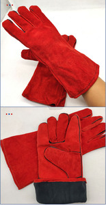 Meilleurs gants de soudage TIG en cuir de vachette résistant à la chaleur, antidérapants, pour soudeurs MIG, prix de gros - Product Image 5