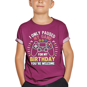 T-shirt pour garçons à manches courtes, 100% coton peigné, qualité supérieure, design 2026, style décontracté, orienté export, service OEM personnalisé - Product Image 6