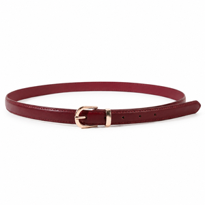 <span class=keywords><strong>Cintura</strong></span> Casual da <span class=keywords><strong>Donna</strong></span> in Pelle PU Rossa <span class=keywords><strong>Bordeaux</strong></span> con Fibbia in Lega, <span class=keywords><strong>Cintura</strong></span> alla Moda per Abiti e Jeans, Accessori Femminili all'Ingrosso - Product Image 1