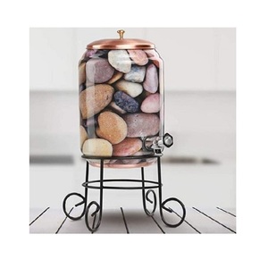 Stylish Copper Water Dispenser for Home Office and Restaurant with Attractive Hammered Surface Design - Product Image 2