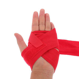 Bandes de poignet en coton de haute qualité pour MMA, bandes de poignet en coton à enroulement rapide, protection d'entraînement, bandes de boxe personnalisées - Product Image 4