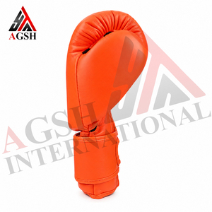 Gants de boxe en cuir sur mesure, dernier design, qualité supérieure, légers, respirants, sangle de poignet réglable à boucle, entraînement - Product Image 4