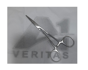 Pince à artères Halstead-Mosquitoo droite et courbée A-1 VERITAS 12cm/14cm en acier inoxydable, instrument chirurgical manuel réutilisable | - Product Image 2