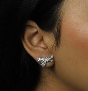 ต่างหูเพชร IGI คุณภาพสูง ชุบทอง ดีไซน์แบบห้อย สำหรับผู้หญิง ของขวัญวันหมั้น วันแต่งงาน วันครบรอบ - Product Image 4