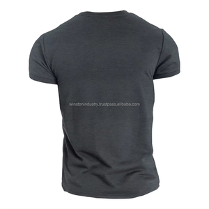 T-shirt pour homme en coton 100% - Vente en gros - Logo personnalisé - Sublimation - Respirant - Séchage rapide - Col rond - Manches courtes - 220g - Uni - Décontracté - Product Image 2