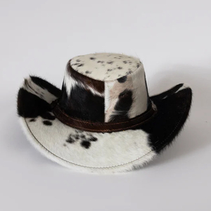Sombreros de Cuero Vacuno Impermeables Personalizados al por Mayor, de la Mejor Calidad, MOQ Bajo, Color Sólido, Unisex, en Venta - Product Image 3