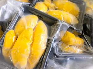Pulpa de Durian Congelada IQF envasada al vacío, forma alargada, dulce natural, sin aditivos - Product Image 3