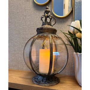 Linterna Metálica Vintage de Alta Calidad, Linterna Elegante y Duradera para el Hogar, Interiores, Exteriores, Camping, Iluminación y Regalos - Product Image 3