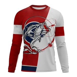 Chemises de pêche personnalisées à sublimation avec protection UV, chemises de pêche à manches longues, sweat-shirt de pêche à séchage rapide, chemises de pêche à col - Product Image 3