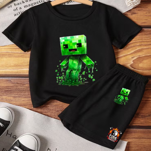 ชุดลำลองผู้ชายระบายอากาศได้ดีสำหรับฤดูร้อนปี 2025 แบบสองชิ้น พร้อมเสื้อยืดพิมพ์ลาย กางเกงขาสั้น และโลโก้แบบกำหนดเอง ซื้อในราคาขายส่งสำหรับฤดูร้อน - Product Image 2