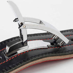 Cinturón de Levantamiento de Pesas de Cuero Vacuno, Resistente, Ajustable, Antideslizante, Ecológico y Transpirable para Entrenamiento con Pesas - Product Image 4