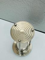 Reloj de Pared 3D con Diseño de Ángel y Cruz, de Aluminio con Acabado en Níquel, 6 Pulgadas |   Pie Decorativo Vintage para Mesa de Graduación