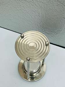 Reloj de Pared 3D con Diseño de Ángel y Cruz, de Aluminio con Acabado en Níquel, 6 Pulgadas |   Pie Decorativo Vintage para Mesa de Graduación - Product Image 2