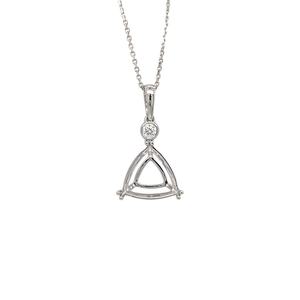 ตัวเรือนจี้แบบกึ่งสำเร็จรูปทรงเรขาคณิตสุดหรู  สำหรับใส่พลอย  ชุบทอง 14K บนเงินแท้  เป็นมิตรต่อสิ่งแวดล้อม  เหมาะสำหรับทำเครื่องประดับ DIY - Product Image 1