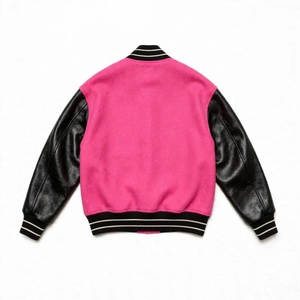 Veste universitaire unisexe en laine et fourrure personnalisée, coupe-vent, écologique, style rétro, fermeture à boutons, vêtement d'extérieur pour l'automne - Product Image 2