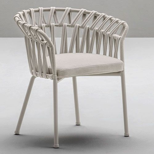 Meubles en aluminium et rotin pour projet de café et d'hôtel, fabriqués en Indonésie - Product Image 1