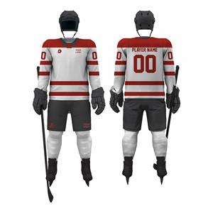 Proveedor de Uniformes de Hockey sobre Hielo Personalizados de Primera Calidad, Uniforme de Equipo de Hockey Transpirable de Malla, Marca Privada - Product Image 2