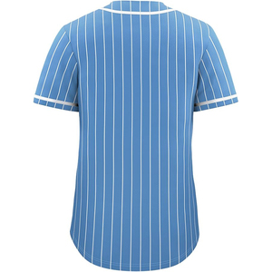 Maillot de baseball unisexe anti-transpiration avec bandeau intégré, personnalisable, en maille respirante, à manches courtes et boutons sur le devant - Product Image 2