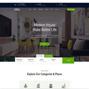 Mẫu trang web liệt kê bất động sản với bảng điều khiển tài sản - Product Image 6