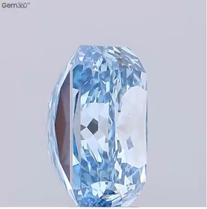 Aniva LB05 Diamant de laboratoire 10 carats, bleu vif fantaisie, taille radiant, certifié IGI, provenant du Gujarat, pour la fabrication de bijoux - Product Image 3