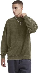 Sweat-shirts personnalisés en coton 100% délavé à l'acide, style vintage, en coton bouclette délavé aux minéraux, sweats à capuche épais, vente en gros, streetwear - Product Image 4