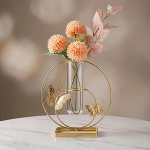 Metal Decorative <b>Vase</b> <b>Gold</b> Finish Premium Tabletop <b>Vase</b> for Living Room Kitchen and Dining Table Decor - Product Image 3