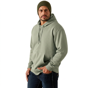 Sudadera con Capucha Rosa para Hombre, de Forro Polar, Corte Holgado, Color Sólido, Casual, Manga Larga, con Bolsillos, Diseño Otoñal, Estampado Digital con Letras - Product Image 6