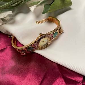 Rachita Antique Designer Brass Watch Bracelet - Product Image 5