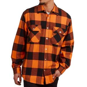 YASH SPORTS Fabricante de Camisas de Franela con Cuello Alto y Botones para Hombre / Proveedor OEM al por Mayor de Camisas de Franela a Cuadros de Algodón - Product Image 1