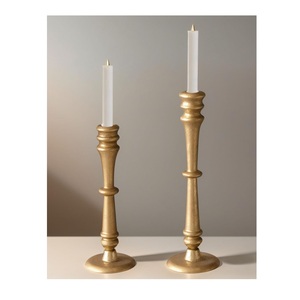 Handcrafted <b>Brass</b> Candle <b>Holder</b> for Home Table Decor Mantel Display Wedding Celebration and Elegant Styling - Product Image 6