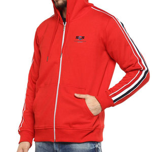 Sudaderas con capucha y cremallera, cómodas, de mezcla de algodón, ligeras, para uso diario. - Product Image 1