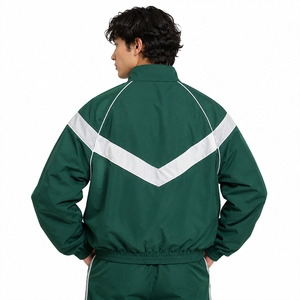 Y2K Style Custom Track <b>Jacket</b> Manufacturer Retro Contrast Panel Windbreaker OEM Sportswear Men's <b>Jackets</b> Private Label Wholesale - Product Image 2