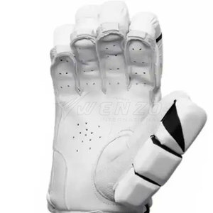 Gants de cricket en cuir de qualité supérieure, professionnels, durables, écologiques, fermeture à boucle auto-agrippante, personnalisables, forte adhérence - Product Image 5