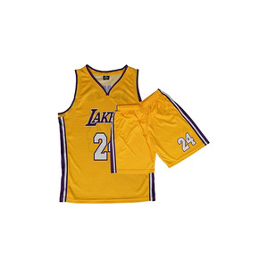 Adult Men's Basketball Jersey 2-Piece Kit Sleeveless <b>Fan</b> Athletic Top Custom Logo Printed High Quality Quick Dry 100% Polyester - Product Image 2