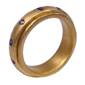 Wedding Wear 925 Sterling Silver Gold Plated Jewelry Diamond Jewelry Women Wear Classic <b>Couple</b> <b>Ring</b> - Product Image 1