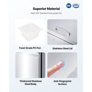 Attrezzatura commerciale per la refrigerazione della cucina a doppia porta in acciaio inox Sandwich Prep tavolo frigorifero - Product Image 5