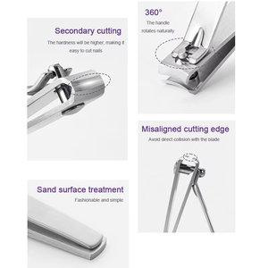 Nuevo Cortaúñas Profesional de 1 Pieza, Cortaúñas para Zonas Profundas de las Uñas, Tijeras de Acero Inoxidable con Mandíbula Plana Ancha y Duradera - Product Image 5