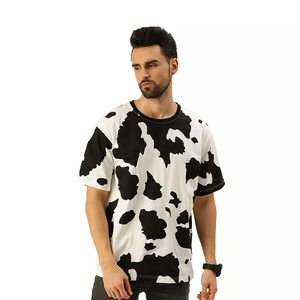 T-shirt décontracté pour homme à manches courtes et col rond en tissu toile 100% coton uni, coupe classique - Product Image 4