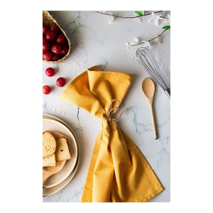 Ensemble de serviettes de table en coton et lin direct d'usine pour les fêtes de mariage et les restaurants serviettes en tissu et accessoires - Product Image 1