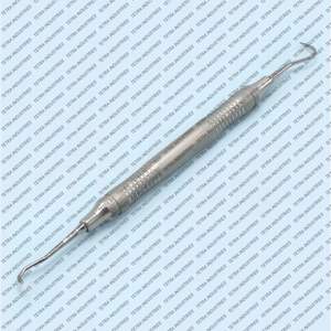Curetas Gracey de doble punta Jacquette Sickle Scaler H5/J33 de acero inoxidable, instrumento quirúrgico dental manual, Clase II - Product Image 3