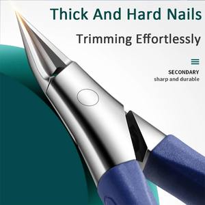 Cortauñas para Uñas Encarnadas, Cortauñas Angulados para Uñas Gruesas, Cortauñas con Hoja Curva Inclinada, Herramienta para Aliviar el Dolor de Uñas Encarnadas - Product Image 4