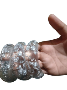 ชุดกำไลข้อมือทองเหลืองสำหรับผู้หญิง กำไลแบบเปิด กำไลแบบปิด  รักษ์โลก สลักลายด้วยเลเซอร์  ลายธีมความรัก  สามารถซ้อนกันได้  เครื่องประดับข้อมือแฟชั่น - Product Image 6