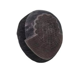 Q6 Yaki Human Hair <b>Wig</b> <b>Mens</b> Toupee Virgin Remy Single Weft Bangladash Naturalizer Curl Bonnet Hair Extension Remi - Product Image 3