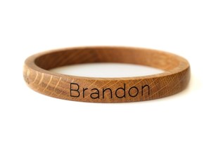 Bracelets en bois traditionnels, ensemble de bijoux en bois faits à la main, artisanat naturel - Product Image 4