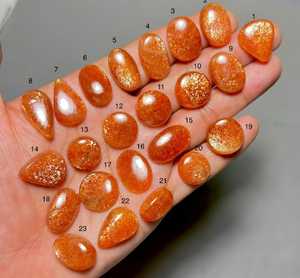 Natural Sunstone Cabochon Loose Gemstone AAA+Quality Gemstones All Shape&Size Are Available Wholesale Price For Jewelry Making - Product Image 3