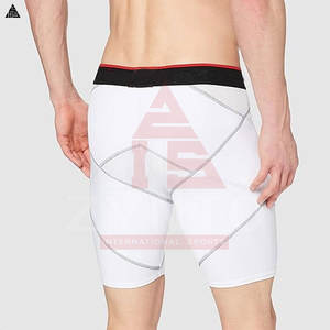 Pantalones Cortos de Compresión de Algodón de Nuevo Diseño, Venta Directa de Fábrica, Pantalones Cortos de Compresión Lisos para Hombre, Pantalones Cortos de Compresión Personalizados - Product Image 2