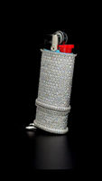 Étui à briquet personnalisé Vvs Moissanite Hip Hop Iced Out Étui à briquet torche 3D en argent 925 avec diamant Moissanite Bijoux pour hommes et femmes