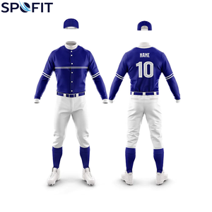 Ensemble d'uniformes de baseball unisexes personnalisés, respirant et à séchage rapide, chemise et pantalon de baseball pour hommes, femmes, jeunes, vêtements de sport d'équipe, entraînement - Product Image 4