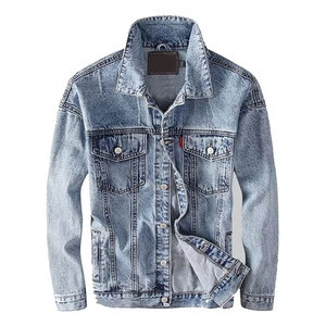 Fashion Forward Jeans Winter <b>Jacket</b> For <b>Men</b> Soft <b>Warm</b> Interior Stylish Streetwear Perfect For Days Outfit - Product Image 1
