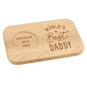 Bandejas de Bambú Personalizadas con Diseño de Plantas, Ecológicas, Aptas para Lavavajillas, para Servir Té y Galletas en Fiestas - Product Image 1